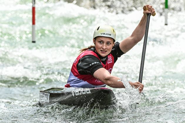 ICF Canoe Slalom World Cup - 13.06.2026, Eis Kanal, Augsburg Taisiia Pospelova (AIN),Women s Canoe Final, Augsburg, 13.06.2026 - Canoe World Cup, Slalom K1, Augsburg, Eis Kanal