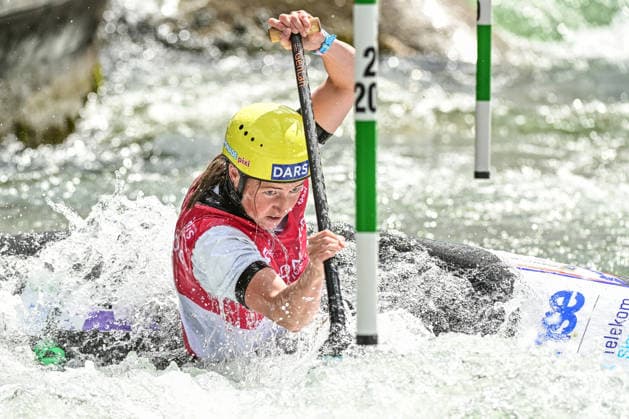 ICF Canoe Slalom World Cup - 13.06.2026, Eis Kanal, Augsburg Eva Alina Hocevar (SLO),Women s Canoe Final, Augsburg, 13.06.2026 - Canoe World Cup, Slalom K1, Augsburg, Eis Kanal