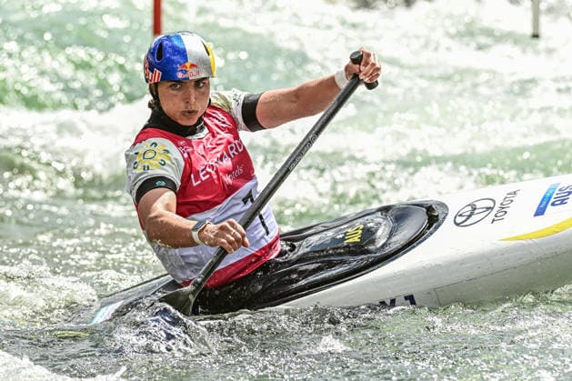 ICF Canoe Slalom World Cup - 13.06.2026, Eis Kanal, Augsburg Evy Leibfarth (USA),Women s Canoe Final, Augsburg, 13.06.2026 - Canoe World Cup, Slalom K1, Augsburg, Eis Kanal
