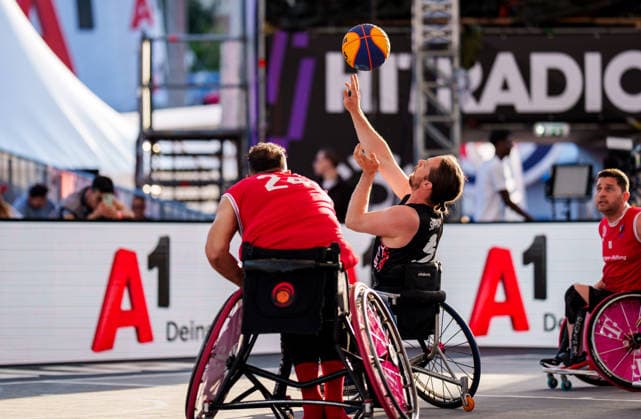 BASKETBALL - FIBA 3x3 World Tour VIENNA,AUSTRIA,13.JUN.26 - BASKETBALL - FIBA 3x3 World Tour. Image shows Alexander Suppan (Vienna).  GEPAxpictures xEdgarxEisner