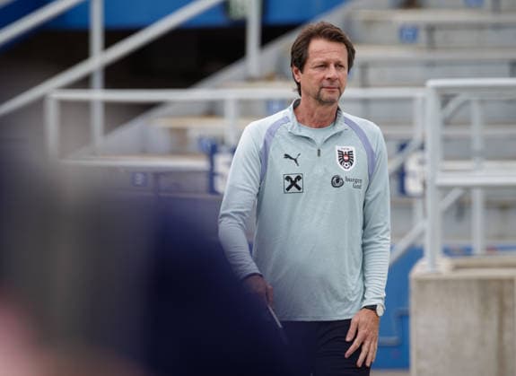 FOOTBALL - FIFA World Cup, WM, Weltmeisterschaft, Fussball 2026, preview SANTA BARBARA,CALIFORNIA,USA,13.JUN.26 - FOOTBALL - FIFA World Cup 2026, USA, Mexico, Canada, preview, OEFB, Oesterreichischer Fussball-Bund, training team AUT. Image shows sporting director Peter Schoettel (OEFB).  GEPAxpictures xArminxRauthner