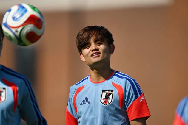 Takefusa Kubo (JPN), JUNE 13, 2026 - Football Soccer : Japan national team, Nationalteam training session during the FIFA World Cup, WM, Weltmeisterschaft, Fussball 2026 in Dallas, Texas, USA.  aflo_334320412 KenjiroxMatsuox