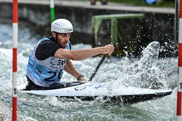 ICF Canoe Slalom World Cup - 13.06.2026, Eis Kanal, Augsburg Sideris Tasiadis (GER),Men s Canoe Final, Augsburg, 13.06.2026 - Canoe World Cup, Slalom K1, Augsburg, Eis Kanal