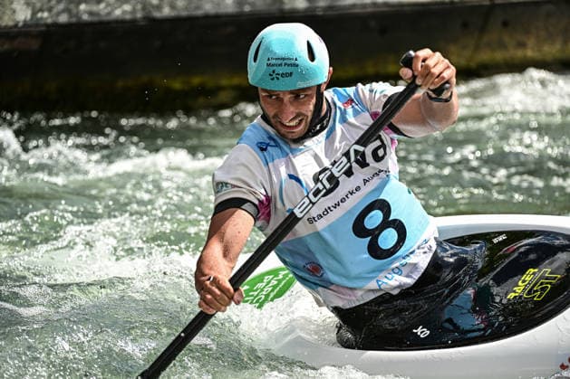 ICF Canoe Slalom World Cup - 13.06.2026, Eis Kanal, Augsburg Jules Bernardet (FRA),Men s Canoe Final,, Augsburg, 13.06.2026 - Canoe World Cup, Slalom K1, Augsburg, Eis Kana