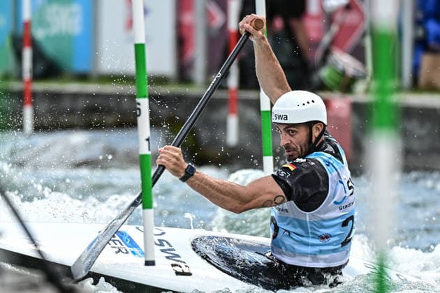 ICF Canoe Slalom World Cup - 13.06.2026, Eis Kanal, Augsburg Sideris Tasiadis (GER),Men s Canoe Final, Augsburg, 13.06.2026 - Canoe World Cup, Slalom K1, Augsburg, Eis Kanal