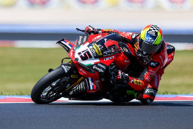 June 13, 2026, Misano Adriatico, Italy: Yari Montella of Barni Spark Racing Team with Ducati Panigale V4R seen during the FIM SBK Superbike World Championship, WM, Weltmeisterschaft Pirelli Emilia-Romagna Round 7 - Superpole at Misano World Circuit Marco Simoncelli. Misano Adriatico Italy - ZUMAs197 20260613_aaa_s197_162 Copyright: xFabrizioxCarabellix