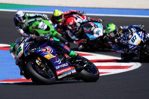Foto Costanza Benvenuti LaPresse 13.06.2026 - Motociclismo-2026-Motul FIM Superbike World Championship, WM, Weltmeisterschaft Round 07-Pirelli Emilia-Romagna Round-Misano World Circuit Marco Simoncelli - GARA 1 nella foto: STEFANO MANZI-YAMAHA Photo Costanza Benvenuti LaPresse 2026 13 June Sport-Motorcycling - 2026 - Motul FIM Superbike World Championship-Round 07-Pirelli Emilia-Romagna Round-Misano World Circuit Marco Simoncelli - RACE 1 in the photo: STEFANO MANZI-YAMAHA  Copyright: xCostanzaxBenvenutix-xLaPressex