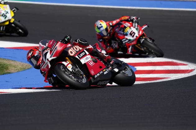 Foto Costanza Benvenuti LaPresse 13.06.2026 - Motociclismo-2026-Motul FIM Superbike World Championship, WM, Weltmeisterschaft Round 07-Pirelli Emilia-Romagna Round-Misano World Circuit Marco Simoncelli - GARA 1 nella foto: IKER LECUONA-DUCATI Photo Costanza Benvenuti LaPresse 2026 13 June Sport-Motorcycling - 2026 - Motul FIM Superbike World Championship-Round 07-Pirelli Emilia-Romagna Round-Misano World Circuit Marco Simoncelli - RACE 1 in the photo: IKER LECUONA-DUCATI  Copyright: xCostanzaxBenvenutix-xLaPressex