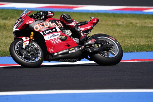 Foto Costanza Benvenuti LaPresse 13.06.2026 - Motociclismo-2026-Motul FIM Superbike World Championship, WM, Weltmeisterschaft Round 07-Pirelli Emilia-Romagna Round-Misano World Circuit Marco Simoncelli - GARA 1 nella foto: IKER LECUONA-DUCATI Photo Costanza Benvenuti LaPresse 2026 13 June Sport-Motorcycling - 2026 - Motul FIM Superbike World Championship-Round 07-Pirelli Emilia-Romagna Round-Misano World Circuit Marco Simoncelli - RACE 1 in the photo: IKER LECUONA-DUCATI  Copyright: xCostanzaxBenvenutix-xLaPressex