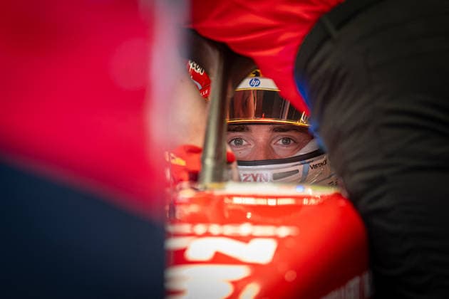 Formula 1 Barcelona Grand Prix - Qualifying Session Ferrari driver Charles Leclerc (16) before the qualifying session at the Circuit de Catalunya ahead of the Catalonia Formula One (Formula 1, f1, Formule 1) Grand Prix in Montmelo, on the outskirts of Barcelona, Spain, on June 13, 2026. Photo by Alexis Jumeau ABACAPRESS.COM Barcelona Spain  Copyright: xJumeauxAlexis ABACAx