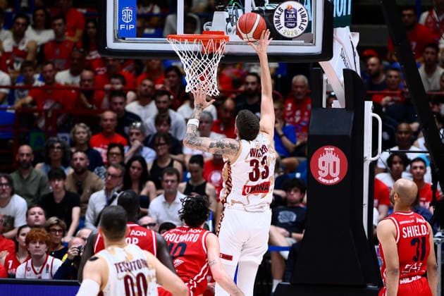 LBA Legabasket Serie A UnipolSAI 2025 2026 Kyle Wiltjer EA7 Emporio Armani Olimpia Milano-Umana Reyer Venezia LBA Legabasket Serie A Unipol 2025 2026 Playoff Finale Gara 2 Milano, 13 06 2026 Foto: IvanMancini Ciamillo-Castoria Milano Forum Assago Milano Italia  Copyright: xIvanxMancinix
