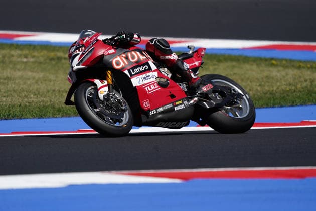 Foto Costanza Benvenuti LaPresse 13.06.2026 - Motociclismo-2026-Motul FIM Superbike World Championship, WM, Weltmeisterschaft Round 07-Pirelli Emilia-Romagna Round-Misano World Circuit Marco Simoncelli - GARA 1 nella foto: IKER LECUONA-DUCATI Photo Costanza Benvenuti LaPresse 2026 13 June Sport-Motorcycling - 2026 - Motul FIM Superbike World Championship-Round 07-Pirelli Emilia-Romagna Round-Misano World Circuit Marco Simoncelli - RACE 1 in the photo: IKER LECUONA-DUCATI  Copyright: xCostanzaxBenvenutix-xLaPressex
