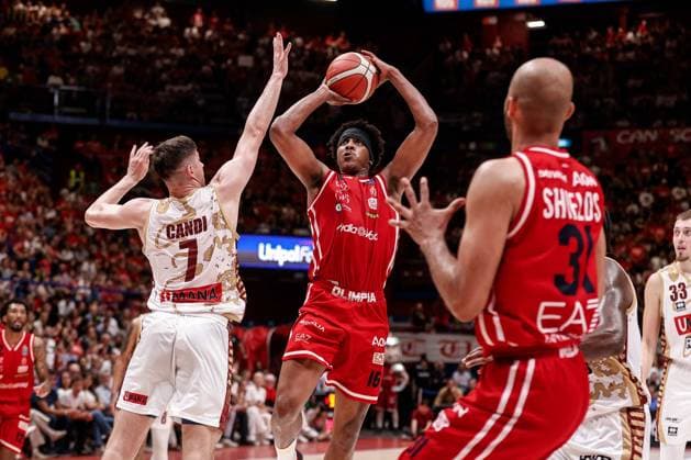 Zach LeDay EA7 Emporio Armani Olimpia Milano - Umana Reyer Venezia LBA Legabasket Serie A Unipol 2025 2026 Playoff - Finale - Gara 2 Milano, 13 06 2026 Foto AlessiaDoniselli Ciamillo-Castoria  Copyright: xAlessiaxDonisellix