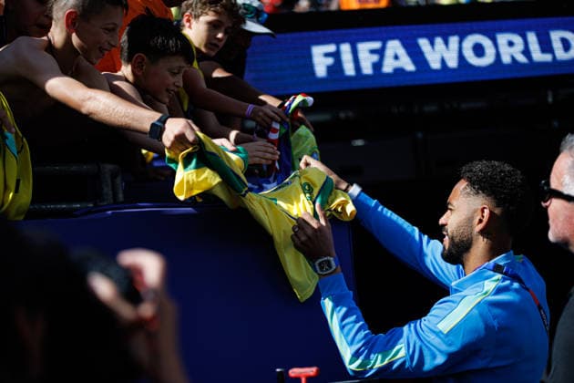 Matheus Cunha seen during FIFA World Cup, WM, Weltmeisterschaft, Fussball 2026 game between national teams of Brazil and Morocco (Grzegorz Wajda Ball Raw Images) New Jersey MetLife Stadium USA Copyright: xGrzegorzxWajdax grzegorzwajda_brazil_morocco_2526-15
