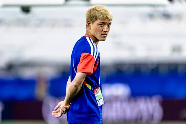 DALLAS - Ritsu Doan of Japan during the 2026 World Cup, press conference, PK, Pressekonferenz and pitch check of Japan at AT&T Stadium on June 13, 2026, in Dallas, United States. (Photo by Stefan Koops EYE4IMAGES DeFodi Images) -