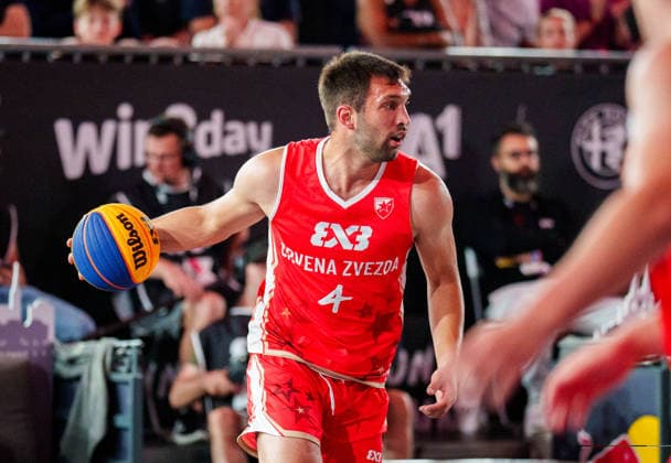 BASKETBALL - FIBA 3x3 World Tour VIENNA,AUSTRIA,13.JUN.26 - BASKETBALL - FIBA 3x3 World Tour. Image shows Marko Dordevic (Crvena Zvezda).  GEPAxpictures xEdgarxEisner