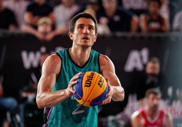 BASKETBALL - FIBA 3x3 World Tour VIENNA,AUSTRIA,13.JUN.26 - BASKETBALL - FIBA 3x3 World Tour. Image shows Stefan Stojacic (Vienna).  GEPAxpictures xEdgarxEisner
