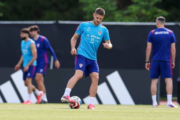 Croatia Training And press conference, PK, Pressekonferenz - FIFA World Cup, WM, Weltmeisterschaft, Fussball 2026 ALEXANDRIA, VIRGINIA - JUNE 13: Andrej Kramaric of Croatia during the training session of Croatian national football team at training centre at Episcopal High School on June 13, 2026 in Alexandria, Virginia.  IgorxKralj PIXSELL
