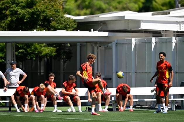 Belgian national football team - 2026 FIFA World Cup, WM, Weltmeisterschaft, Fussball - media activities 13 06 2026 RENTON, UNITED STATES OF AMERICA - JUNE 13 : Meunier Thomas defender of Belgium pictured during a training session at the training grounds of the Belgian national football team during the 2026 FIFA World Cup on June 13, 2026 in Renton, United States of America, 13 06 2026 Renton United States of America  Copyright: xNicoxVereeckenx