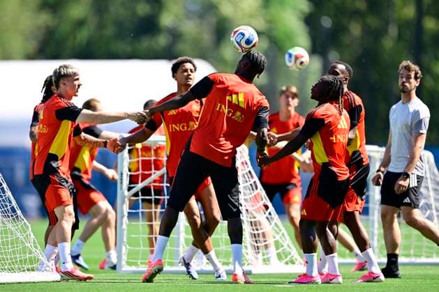 Belgian national football team - FIFA World Cup, WM, Weltmeisterschaft, Fussball 2026 - media activities 13 06 2026 RENTON, UNITED STATES OF AMERICA - JUNE 13 : Onana Amadou midfielder of Belgium pictured during a training session of the Belgian national football team during the FIFA World Cup 2026 on June 13, 2026 in Renton, United States of America, 13 06 2026 Renton United States of America  Copyright: xJanxDexMeuleneirx