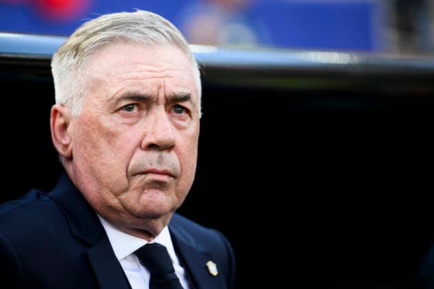 Brazil v Morocco - FIFA World Cup, WM, Weltmeisterschaft, Fussball 2026 Carlo Ancelotti, head coach of Brazil, looks on prior to the FIFA World Cup 2026 Group C football match between Brazil and Morocco. East Rutherford United States Copyright: xNicolòxCampox