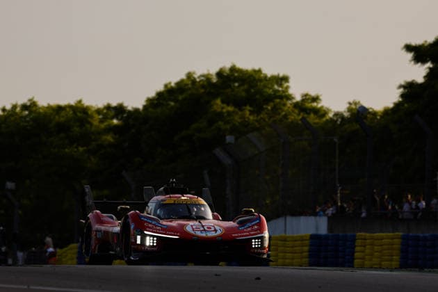 24 HEURES DU MANS 2026 - RACE - SATURDAY 50 FUOCO Antonio (ita), NIELSEN Nicklas (dnk), MOLINA Miguel (spa), Ferrari AF Corse, Ferrari 499P 50, Hypercar, action, during the 24 Hours of Le Mans 2026, 3rd round of the 2026 FIA World Endurance Championship, on June 13, 2026 on the Circuit des 24 Heures du Mans in Le Mans, France - Le MansFrance  Copyright: xFREDERICxLExFLOCxHx