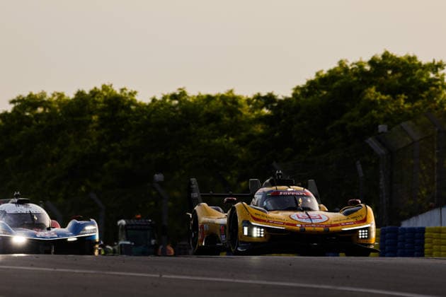 24 HEURES DU MANS 2026 - RACE - SATURDAY 83 YE Yifei (chn), KUBICA Robert (pol), HANSON Phil (gbr), AF Corse, Ferrari 499P 83, Hypercar, action, during the 24 Hours of Le Mans 2026, 3rd round of the 2026 FIA World Endurance Championship, on June 13, 2026 on the Circuit des 24 Heures du Mans in Le Mans, France - Le MansFrance  Copyright: xFREDERICxLExFLOCxHx