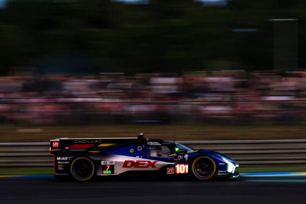 24 HEURES DU MANS 2026 - RACE - SATURDAY 101 TAYLOR Ricky (usa), TAYLOR Jordan (usa), ALBUQUERQUE Filipe (prt), Cadillac WTR, Cadillac V-Series.R 101, Hypercar, action during the 24 Hours of Le Mans 2026, 3rd round of the 2026 FIA World Endurance Championship, on June 13, 2026 on the Circuit des 24 Heures du Mans in Le Mans, France - Le MansFrance  Copyright: xFabrizioxBoldonix