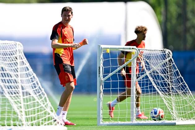 Belgian national football team - FIFA World Cup, WM, Weltmeisterschaft, Fussball 2026 - media activities 13 06 2026 RENTON, UNITED STATES OF AMERICA - JUNE 13 : Vanaken Hans midfielder of Belgium pictured during a training session of the Belgian national football team during the FIFA World Cup 2026 on June 13, 2026 in Renton, United States of America, 13 06 2026 Renton United States of America  Copyright: xJanxDexMeuleneirx