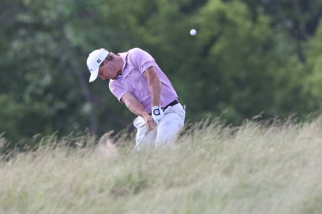 June 13, 2026: Bud Cauley hits from the deep rough on the 18th hole during third round of the RBC Canadian Open held at TPC Toronto at Osprey Valley in Caledon Ontario, Canada. CSM PGA, Golf Herren 2026: RBC Canadian Open Jun 13  - ZUMAc04_ 20260613_zma_c04_121 Copyright: xDanielxLeax
