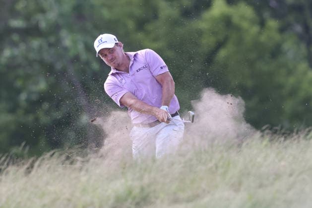 June 13, 2026: Bud Cauley hits from the deep rough on the 18th hole during third round of the RBC Canadian Open held at TPC Toronto at Osprey Valley in Caledon Ontario, Canada. CSM PGA, Golf Herren 2026: RBC Canadian Open Jun 13  - ZUMAc04_ 20260613_zma_c04_123 Copyright: xDanielxLeax