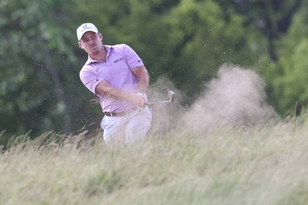 June 13, 2026: Bud Cauley hits from the deep rough on the 18th hole during third round of the RBC Canadian Open held at TPC Toronto at Osprey Valley in Caledon Ontario, Canada. CSM Caledon Canada - ZUMAc04_ 20260613_zma_c04_135 Copyright: xDanielxLeax