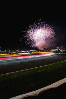 24 HEURES DU MANS 2026 - RACE - SUNDAY Fireworks, night illustration during the 24 Hours of Le Mans 2026, 3rd round of the 2026 FIA World Endurance Championship, on June 14, 2026 on the Circuit des 24 Heures du Mans in Le Mans, France - Le MansFrance  Copyright: xCharlyxLopezx