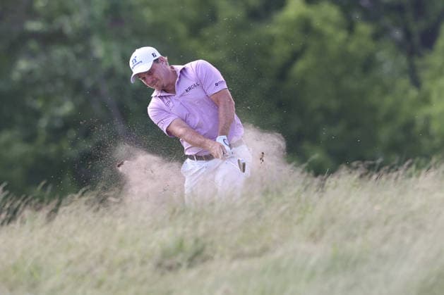 June 13, 2026: Bud Cauley hits from the deep rough on the 18th hole during third round of the RBC Canadian Open held at TPC Toronto at Osprey Valley in Caledon Ontario, Canada. CSM Caledon Canada - ZUMAc04_ 20260613_zma_c04_136 Copyright: xDanielxLeax