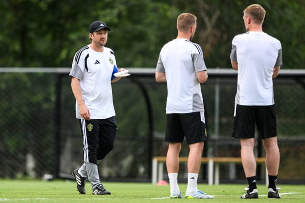 260614 Assistant coach Björn Hamberg of the Swedish national football team at a training session during day 3 of the FIFA World Cup, WM, Weltmeisterschaft, Fussball 2026 on June 14, 2026 in Monterrey. Photo: Petter Arvidson BILDBYRAN kod PA PA1232 fotboll football soccer fotball vm fotbolls-vm fotball-vm fotbolls-vm 2026 fifa world cup 2026 träning practice training sverige sweden sverige a day 3 bbeng