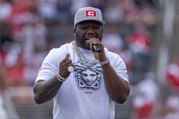 June 13, 2026, Washington, D.C, U.S: Rapper 50 Cent performed at the halftime of the United Bowl UFL Championship game at Audi Field, Washington, D.C. UFL 2026 - United Bowl -Kings 27:20 Defenders  - ZUMAs304 20260613_zaf_s304_008 Copyright: xScottxStuartx