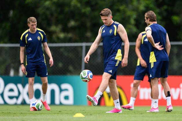260614 Viktor Gyökeres of the Swedish national football team at a training session during day 3 of the FIFA World Cup, WM, Weltmeisterschaft, Fussball 2026 on June 14, 2026 in Monterrey. Photo: Petter Arvidson BILDBYRAN kod PA PA1232 fotboll football soccer fotball vm fotbolls-vm fotball-vm fotbolls-vm 2026 fifa world cup 2026 träning practice training sverige sweden sverige a day 3 bbeng