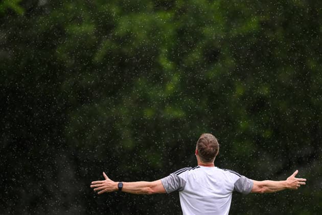 260614 Head coach Graham Potter of the Swedish national football team at a training session during day 3 of the FIFA World Cup, WM, Weltmeisterschaft, Fussball 2026 on June 14, 2026 in Monterrey. Photo: Petter Arvidson BILDBYRAN kod PA PA1232 fotboll football soccer fotball vm fotbolls-vm fotball-vm fotbolls-vm 2026 fifa world cup 2026 träning practice training sverige sweden sverige a day 3 bbeng