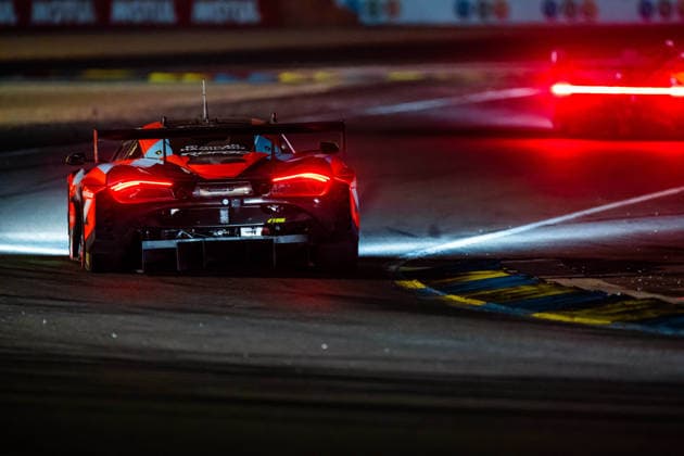 24 HEURES DU MANS 2026 - RACE - SUNDAY 58 WEST Alexander (swe), GEHRSITZ Finn (ger), GOETHE Benjamin (dnk), Garage 59, McLaren 720S LMGT3 Evo 58, LM GT3, action during the 24 Hours of Le Mans 2026, 3rd round of the 2026 FIA World Endurance Championship, on June 14, 2026 on the Circuit des 24 Heures du Mans in Le Mans, France -  Copyright: xAndreaxLorenzinax