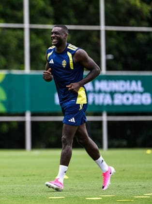 260614 of the Swedish national football team at a training session during day 3 of the FIFA World Cup, WM, Weltmeisterschaft, Fussball 2026 on June 14, 2026 in Monterrey. Photo: Petter Arvidson BILDBYRAN kod PA PA1232 fotboll football soccer fotball vm fotbolls-vm fotball-vm fotbolls-vm 2026 fifa world cup 2026 träning practice training sverige sweden sverige a day 3 bbeng