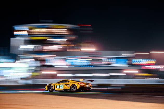 24 HEURES DU MANS 2026 - RACE - SUNDAY 33 KEATING Ben (usa), EDGAR Jonny (gbr), CATSBURG Nicky (ned), TF Corvette Z06 LMGT3.R 33, LM GT3, action during the 24 Hours of Le Mans 2026, 3rd round of the 2026 FIA World Endurance Championship, on June 14, 2026 on the Circuit des 24 Heures du Mans in Le Mans, France -  Copyright: xAndreaxLorenzinax
