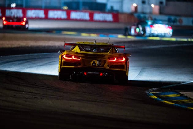 24 HEURES DU MANS 2026 - RACE - SUNDAY 33 KEATING Ben (usa), EDGAR Jonny (gbr), CATSBURG Nicky (ned), TF Corvette Z06 LMGT3.R 33, LM GT3, action during the 24 Hours of Le Mans 2026, 3rd round of the 2026 FIA World Endurance Championship, on June 14, 2026 on the Circuit des 24 Heures du Mans in Le Mans, France -  Copyright: xAndreaxLorenzinax