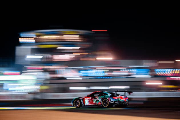 24 HEURES DU MANS 2026 - RACE - SUNDAY 32 LEUNG Darren (gbr), GELAEL Sean (idn), FARFUS Augusto (bra), Team WRT, BMW M4 LMGT3 Evo 32, LM GT3, action during the 24 Hours of Le Mans 2026, 3rd round of the 2026 FIA World Endurance Championship, on June 14, 2026 on the Circuit des 24 Heures du Mans in Le Mans, France -  Copyright: xAndreaxLorenzinax