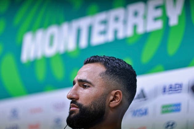 June 13, 2026, Monterrey, Mexico: Ali Abdi of the Tunisia speaks during the press conference, PK, Pressekonferenz of Sweden one day ahead of the FIFA World Cup, WM, Weltmeisterschaft, Fussball 2026 Group F match between Sweden and Tunisia at Monterrey Stadium on June 13, 2026 in Monterrey, Mexico. Photo: DiaEsportivo Monterrey Mexico - ZUMAh208 20260613_zsp_h208_021 Copyright: xHeulerxAndreyx