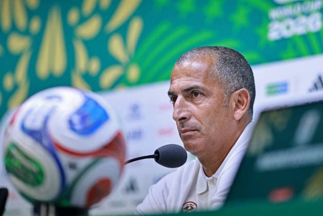 June 13, 2026, Monterrey, Mexico: Sabri Lamouchi, head coach of the Tunisia speaks during the press conference, PK, Pressekonferenz of Sweden one day ahead of the FIFA World Cup, WM, Weltmeisterschaft, Fussball 2026 Group F match between Sweden and Tunisia at Monterrey Stadium on June 13, 2026 in Monterrey, Mexico. Photo: DiaEsportivo Monterrey Mexico - ZUMAh208 20260613_zsp_h208_034 Copyright: xHeulerxAndreyx