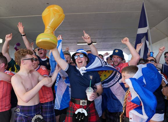 (260614) -- BOSTON, June 14, 2026 -- Fans are seen before the group C match between Haiti and Scotland at the 2026 FIFA World Cup, WM, Weltmeisterschaft, Fussball at Boston Stadium in Boston, the United States, June 13, 2026. ) (SP)U.S.-BOSTON-FOOTBALL-FIFA WORLD CUP-GROUP C-HTI VS SCO HuangxZongzhi 