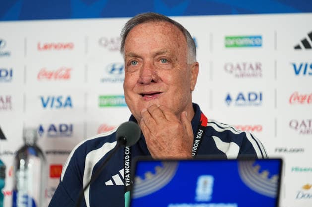 Ahead of Germany v Curacao - FIFA World Cup, WM, Weltmeisterschaft, Fussball 2026 - Group E TEXAS, UNITED STATES - JUNE 13: Head coach Dick Advocaat of Curacao attends a press conference, PK, Pressekonferenz ahead of 2026 FIFA World Cup First Stage Group E match between Germany and Curacao at Houston Stadium in Texas, United States on June 13, 2026. Hakan Akgun Anadolu Texas United States. Editorial use only. Please get in touch for any other usage.  Copyright: x2026xAnadoluxHakanxAkgunx