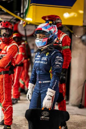 24 HEURES DU MANS 2026 - RACE - SUNDAY WADOUX Lilou (fra), Richard Mille AF Corse, Ferrari 296 LMGT3 Evo 150, LM GT3, portrait during the 24 Hours of Le Mans 2026, 3rd round of the 2026 FIA World Endurance Championship, on June 14, 2026 on the Circuit des 24 Heures du Mans in Le Mans, France - Le MansFrance  Copyright: xCharlyxLopezx