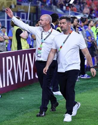 Scotland manager Steve Clarke celebrates at full time Haiti v Scotland, 2026 FIFA World Cup, WM, Weltmeisterschaft, Fussball Group C, Football, Boston Stadium, Foxborough, Massachusetts, USA - 13 Jun 2026Foxborough Boston Stadium Massachusetts (MA) United States of America EDITORIAL USE ONLY No use with unauthorised audio, video, data, fixture lists, club league logos or live services. Online in-match use limited to 120 images, no video emulation. No use in betting, games or single club league player publications.  Copyright: xMichaelxZemanek Shutterstockx 16924167ce