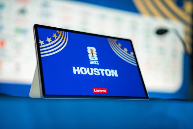 FIFA Fussball Weltmeisterschaft 2026, Pressekonferenz vor dem Spiel Deutschland vs. Curacao mit Trainer Julian Nagelsmann und Aleksandar Pavlovic am 13.06.2026 im NRG Stadium in Houston, Texas